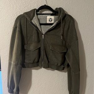 Urban Cropped Zip-up